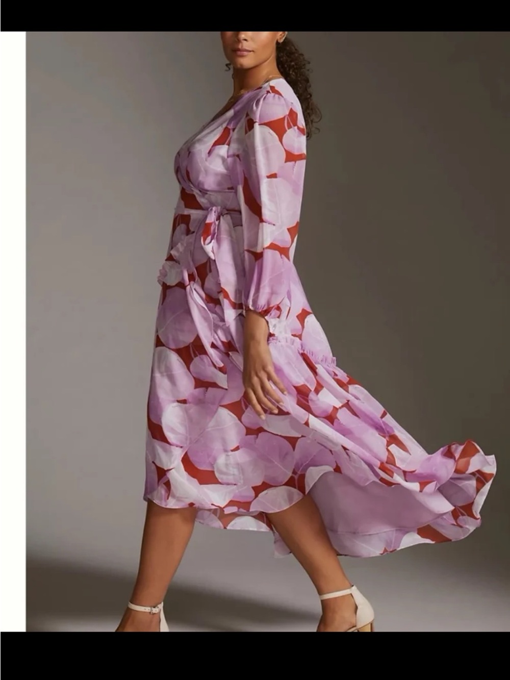 Anthropologie Hutch Geo Wrap Maxi Dress size Small - Picture 6 of 12